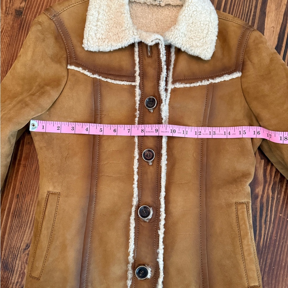Brand New Gucci Suede Leather Shearling Jacket Size 38 - Picture 11 of 11